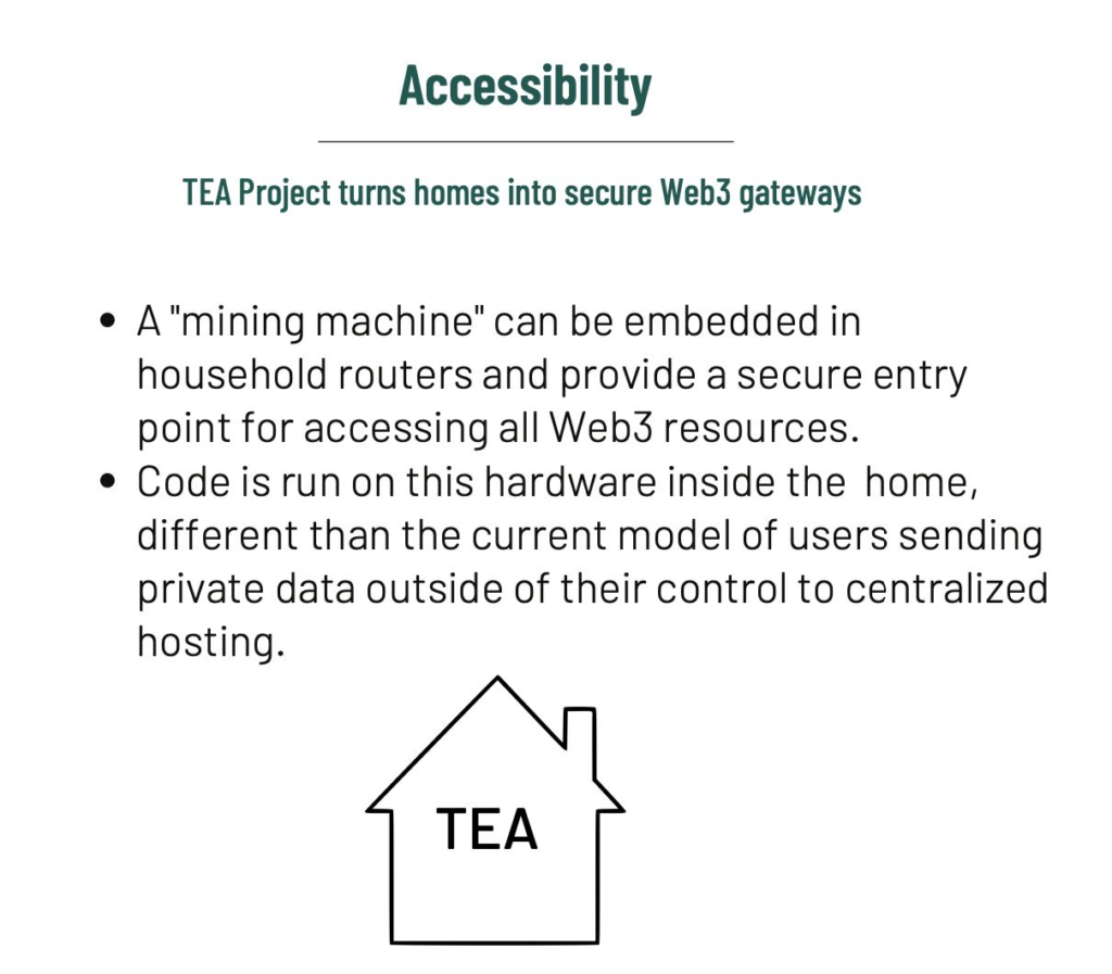 Companies could leverage user-owned TEA Boxes. Source: teaproject.org
